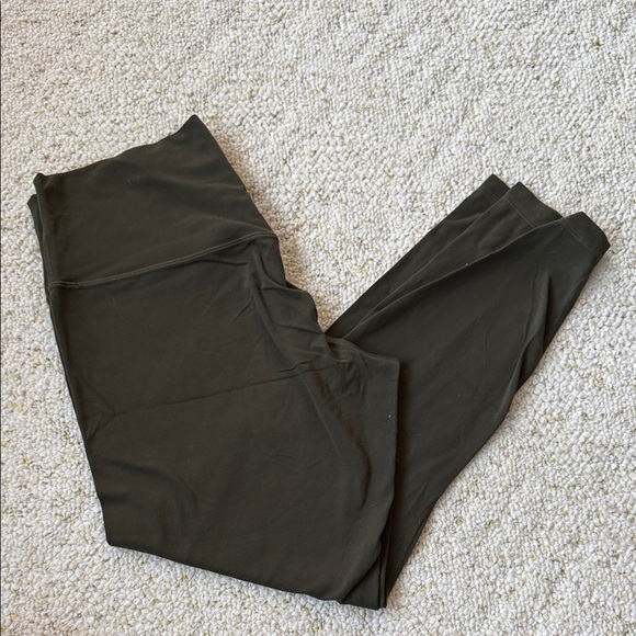 lululemon athletica Pants - Lululemon align full length soft dark green sz 12